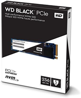 WD Black Black 256GB ביצועים SSD - 8 GB/S M.2 PCIE NVME כונן מצב מוצק - WDS256G1X0C [גרסה ישנה]